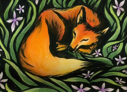 Sleeping Fox