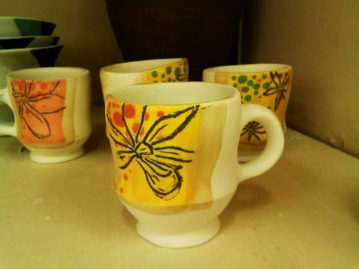 orchid espresso cup