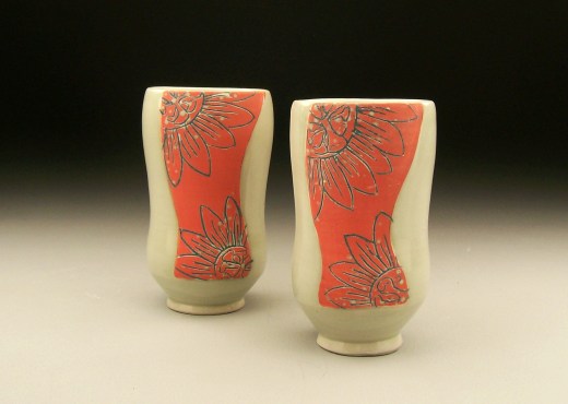 red and blue passion tumblers